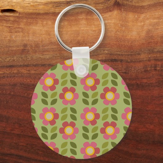 MOSSY BLOOM - Bloemsleutelhanger Sleutelhanger (Voorkant)