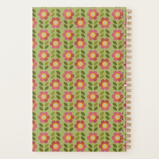 MOSSY BLOOM - Botanische Patroon Planner (Achterkant)