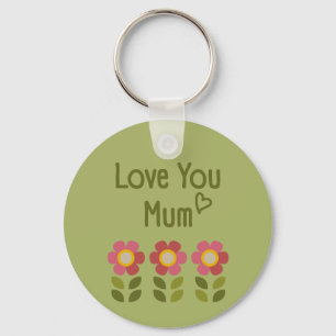 MOSSY BLOOM - Floral Key Ring Moederdag Sleutelhanger
