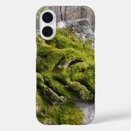 Mossy Broken Headstone iPhone 16 Hoesje