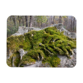 Mossy Broken Headstone Magneet