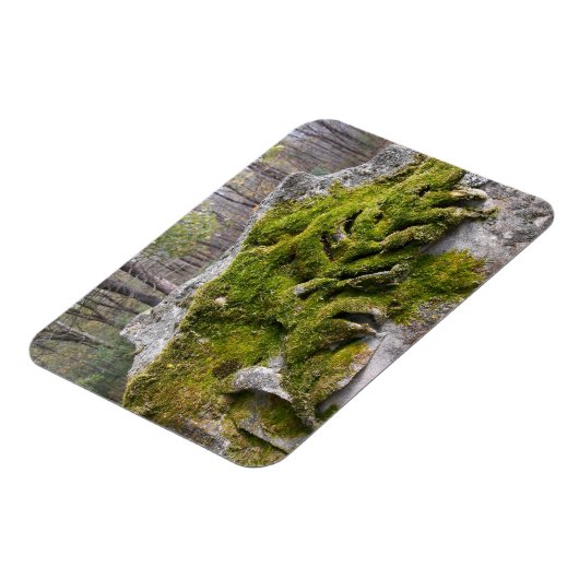 Mossy Broken Headstone Magneet (Linkerzijde)