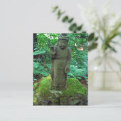 Mossy Buddha Briefkaart (Staand voorkant)