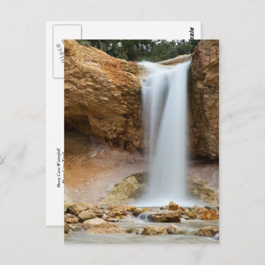Mossy Cave Waterfall Briefkaart (Voorkant / Achterkant)