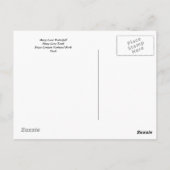 Mossy Cave Waterfall Briefkaart (Achterkant)