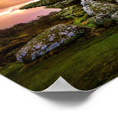 Mossy Covered Brimham Rocks Poster (Hoek)