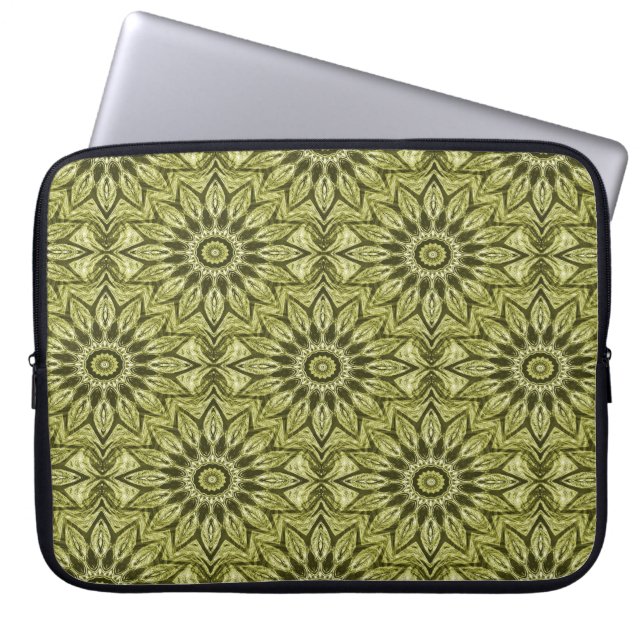 Mossy Flowerz.... Laptop Sleeve (Voorkant)