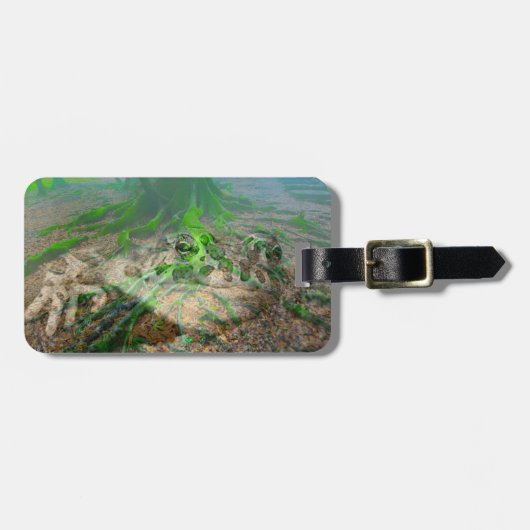Mossy Frog Bagagelabel (Voorkant horizontaal)