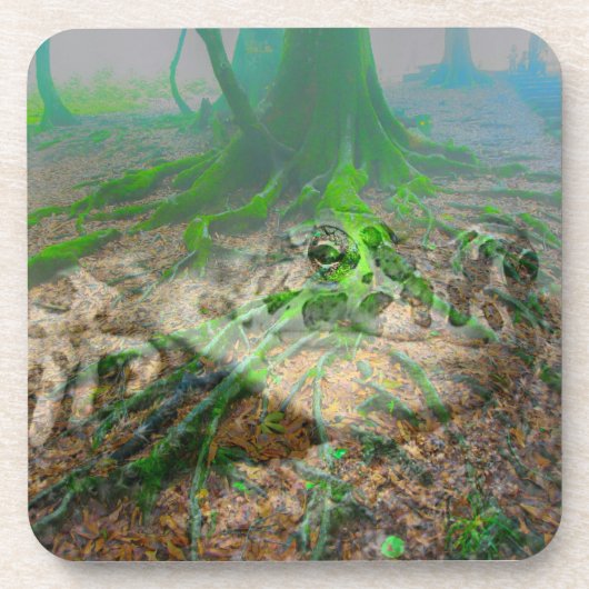 Mossy Frog Bier Onderzetter (Voorkant)