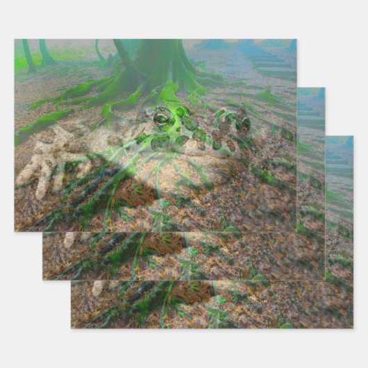 Mossy Frog Inpakpapier Vel (Set)