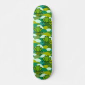 Mossy frog persoonlijk skateboard (Voorkant)