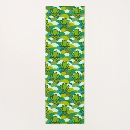 Mossy frog yogamat (Achterkant)