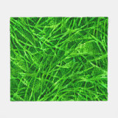 Mossy Grass Fleece Deken (Voorkant (Horizontaal))