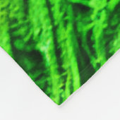 Mossy Grass Fleece Deken (Hoek)