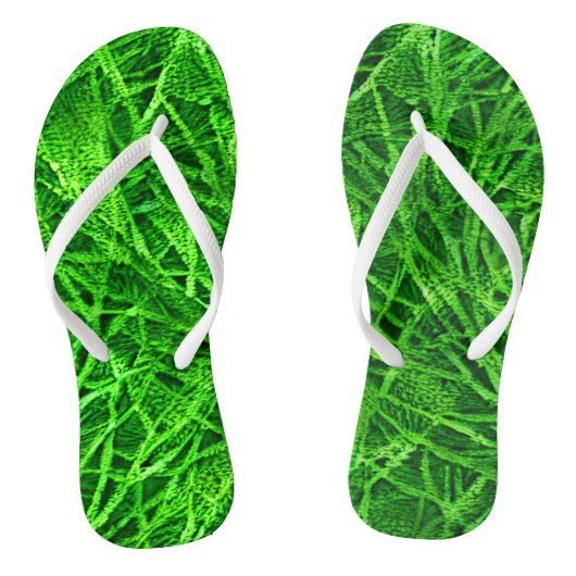 Mossy Grass Teenslippers (Voetbed)