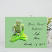 Mossy Green Buddha Meditating Thunder_Cove (Staand voorkant)