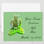 Mossy Green Buddha Meditating Thunder_Cove (Voorkant / Achterkant)