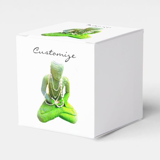 Mossy Green Buddha Meditating Thunder_Cove Bedankdoosjes (Voorkant Zijde)