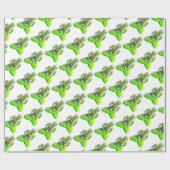 Mossy Green Buddha Meditating Thunder_Cove Cadeaupapier (Vlak)