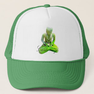 Mossy Green Buddha Meditating Thunder_Cove Trucker Pet