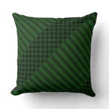 Mossy-Green Stripes & Checkers