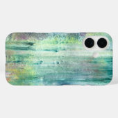 Mossy-Hand Painted Brushstrokes Case-Mate iPhone Case (Achterkant (horizontaal))