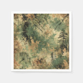 Mossy Herfst Forest Floor Distressed Ink Decoupage Servet (Voorkant)