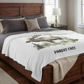 Mossy Moose Wildlife Portrait  Fleece Deken