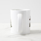 Mossy Moose Wildlife Portrait, op maat Grote Koffiekop (Achterkant)