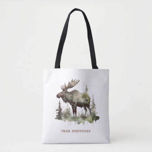 Mossy Moose Wildlife Portrait, op maat Tote Bag (Voorkant)