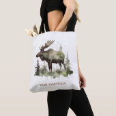 Mossy Moose Wildlife Portrait, op maat Tote Bag (Dichtbij)