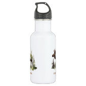 Mossy Moose Wildlife Portrait, op maat Waterfles (Achterkant)