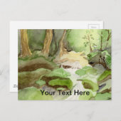 Mossy Mountain Stream Briefkaart (Voorkant / Achterkant)