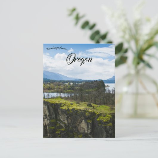 Mossy Rock Hill in Oregon Briefkaart (Staand voorkant)