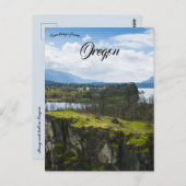 Mossy Rock Hill in Oregon Briefkaart (Voorkant / Achterkant)