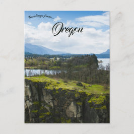 Mossy Rock Hill in Oregon Briefkaart