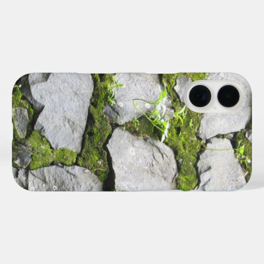 Mossy Rock Wall Case-Mate iPhone Case (Achterkant (horizontaal))