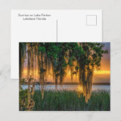 Mossy Sunrise Briefkaart (Voorkant / Achterkant)