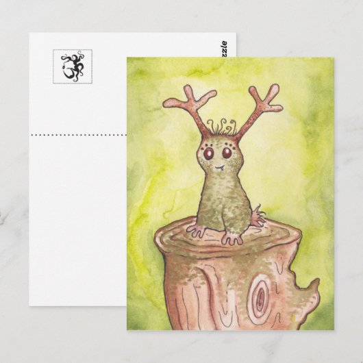 Mossy the Forest Spirit Briefkaart (Voorkant / Achterkant)