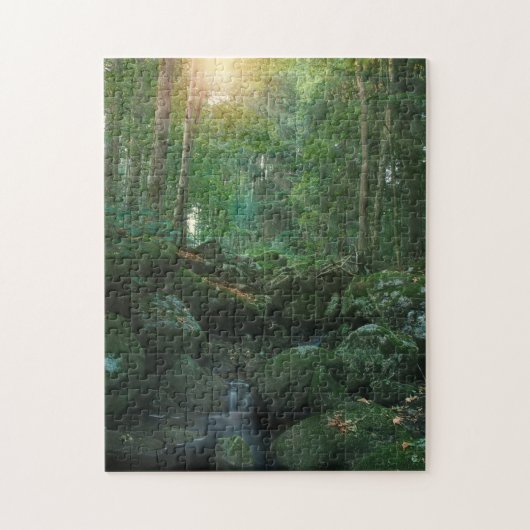 Mossy Woodland Stream Legpuzzel (Verticaal)