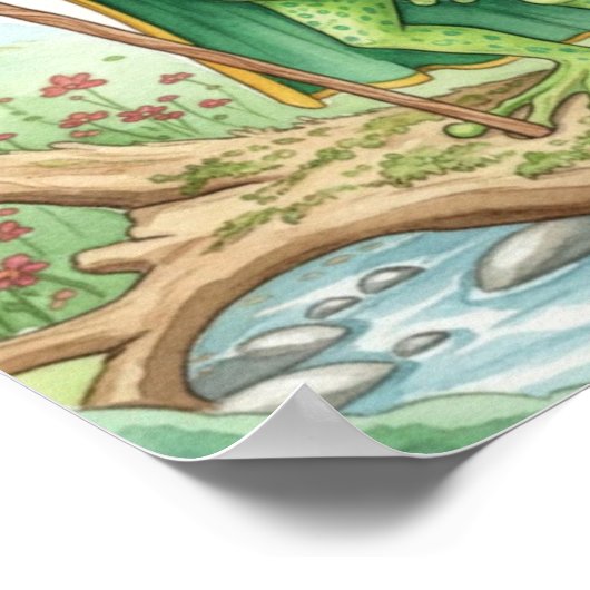 MossyForestFrog2 Poster (Hoek)