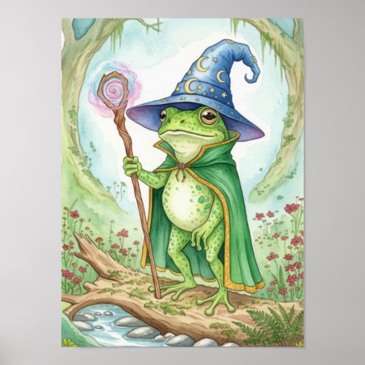 MossyForestFrog2 Poster (Voorkant)