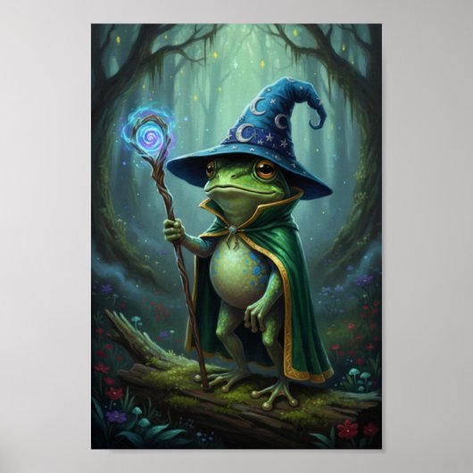 MossyForestKikker Poster (Voorkant)