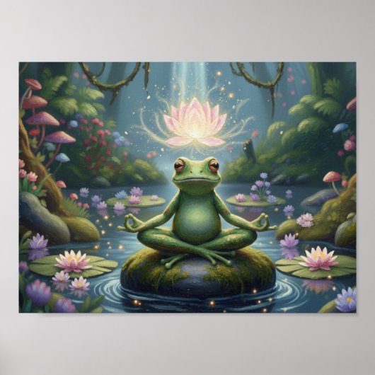 MossyGreenFrog Poster (Voorkant)