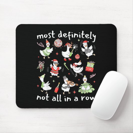 Most Definitely Not All In A Row Christmas Silly G Muismat (Met muis)