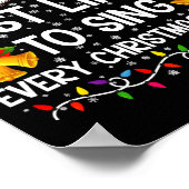 Most Likely Sing Every Christmas Song Xmas Family  Poster (Hoek)