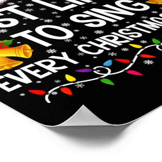 Most Likely Sing Every Christmas Song Xmas Family  Poster (Hoek)