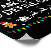 Most Likely To Ask Santa To Define Good Family Chr Poster (Hoek)