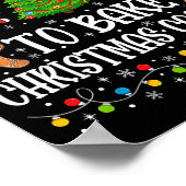 Most Likely To Bake Christmas Cookies Family Match Poster (Hoek)