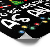 Most Likely To Be Mistaken As An Elf Funny Family  Poster (Hoek)